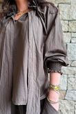 Larc Poet Blouse Chocolate